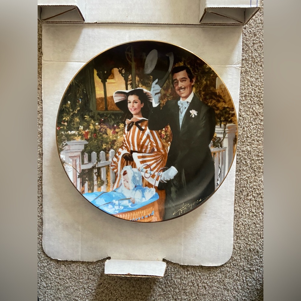 W.S. George 1989 Gone with the wind plate 19568E